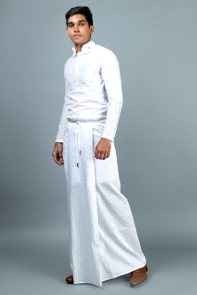 Royal Pinstripe Sarong