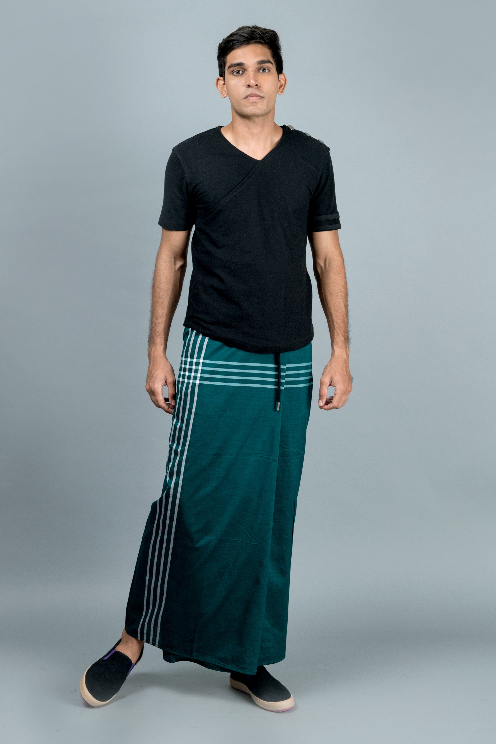 Woven Check Sarong