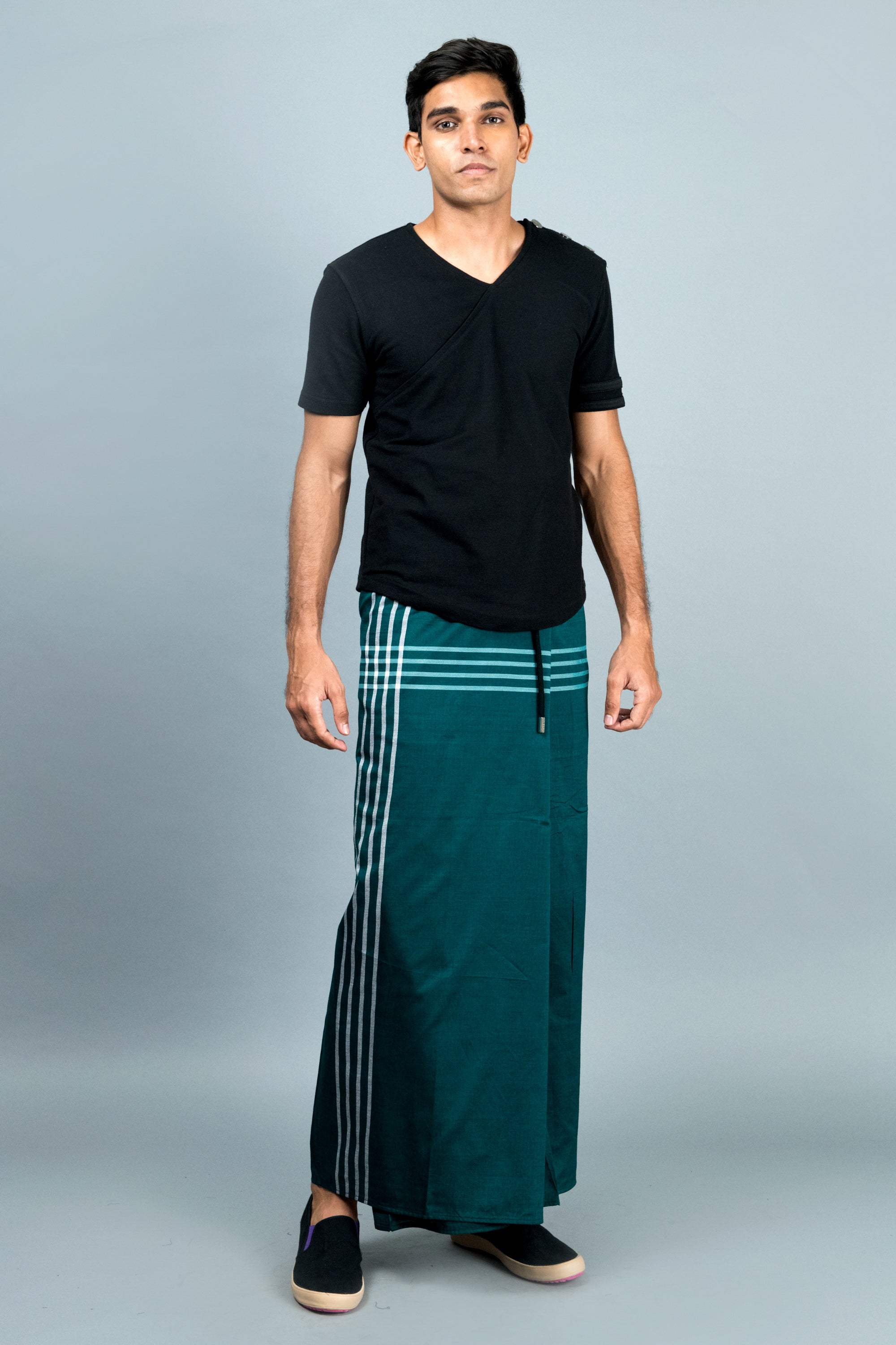 Woven Check Sarong