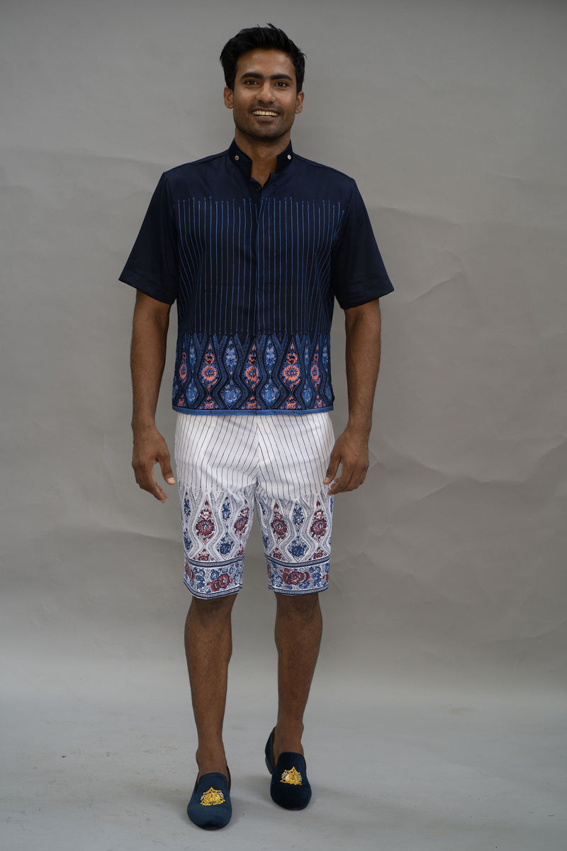 Rio - Printed Cotton Short Sleeve Shirt
