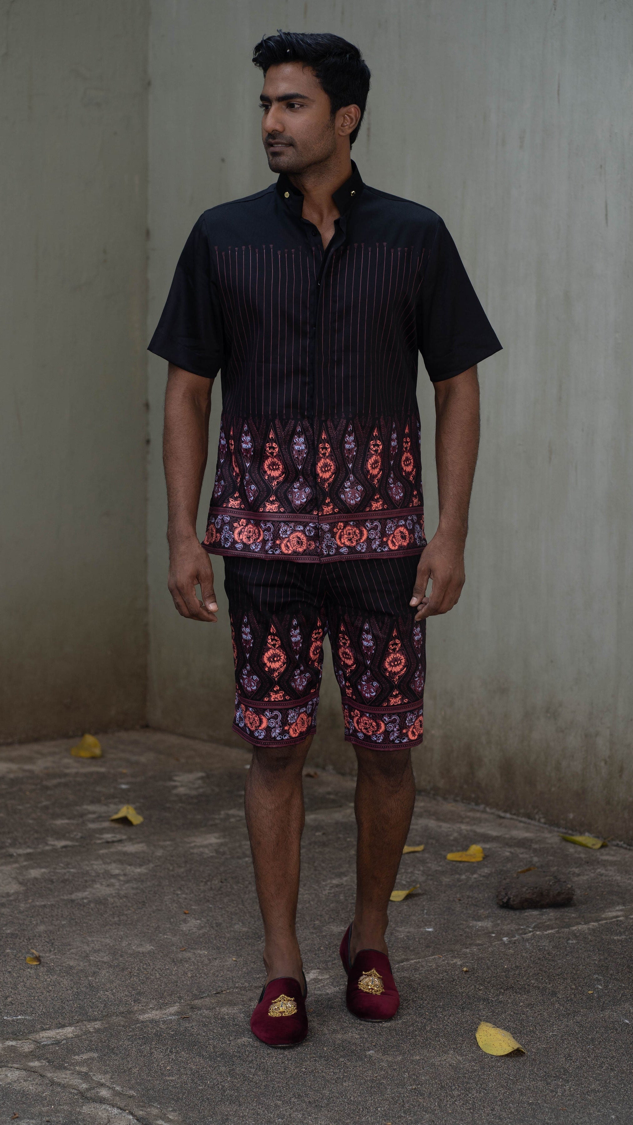 Rio - Printed Cotton Short Sleeve Shirt