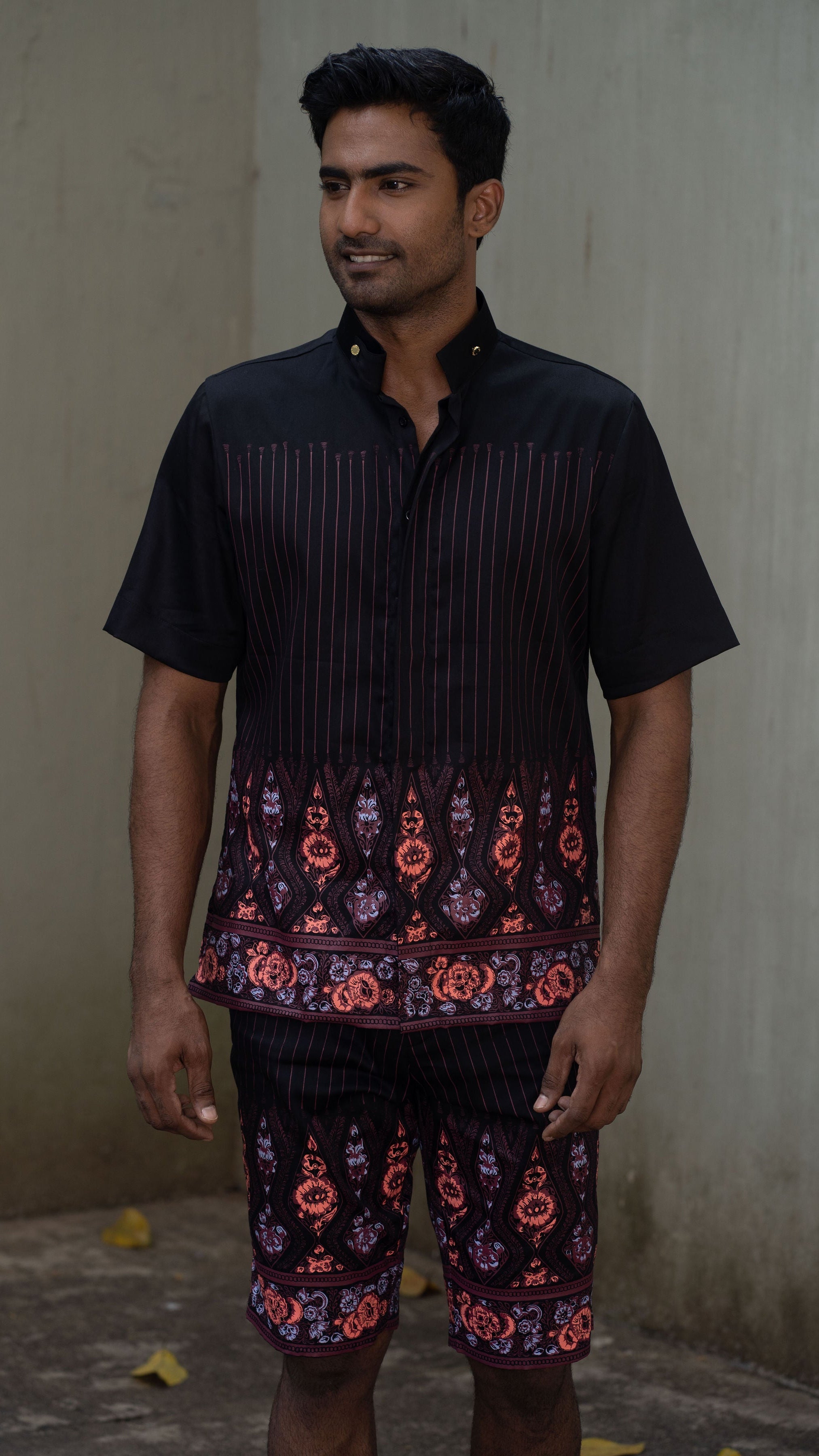 Rio - Printed Cotton Short Sleeve Shirt