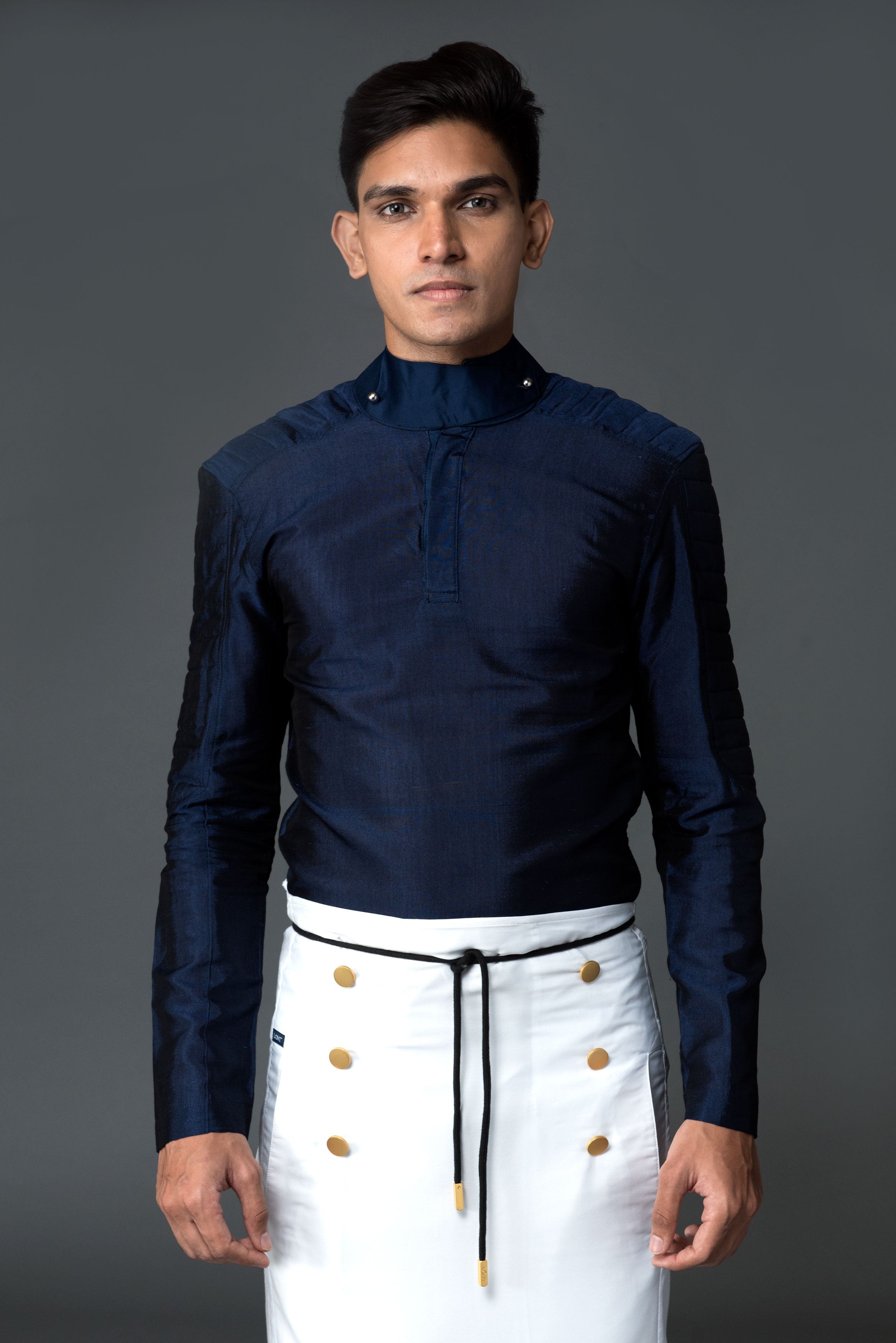 Admiral Shirt With Biker Sleeves