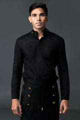 Admiral Shirt With Biker Sleeves