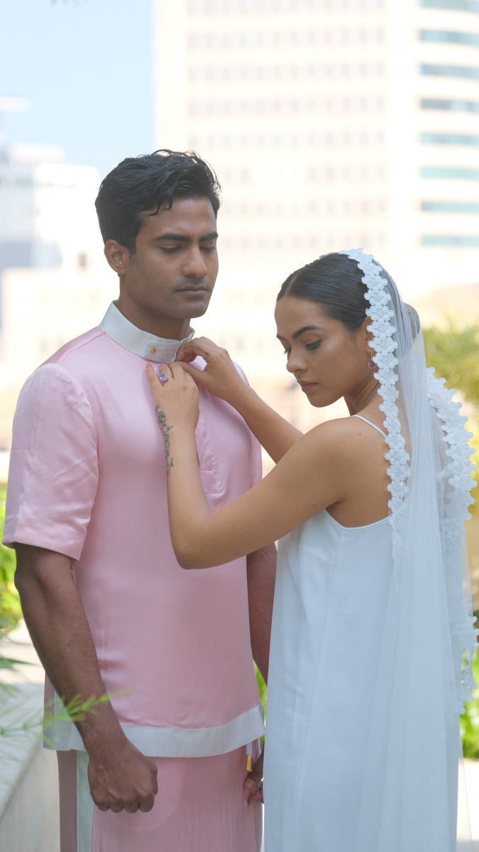 Pastel Pink Silk National