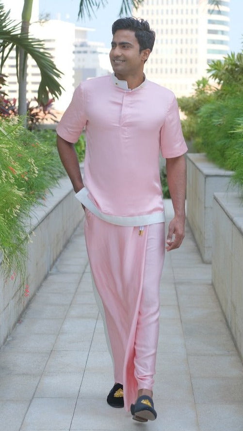 Pastel Pink Silk National