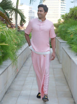 Pastel Pink Silk National