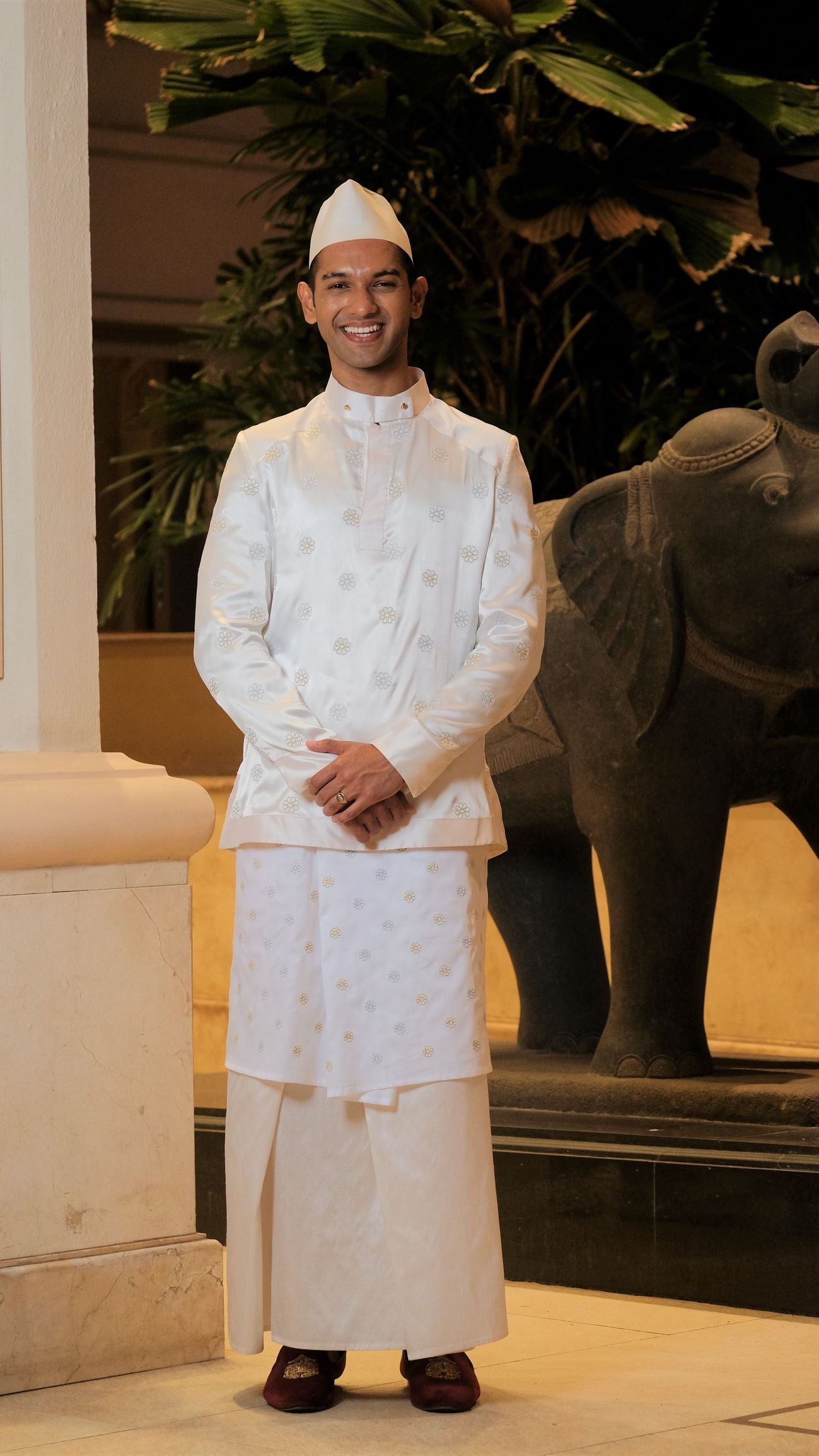 Full Silk Sal-Mal Kurtha Full Kit