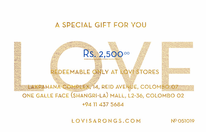 LOVI Club Gift Rs. 2500