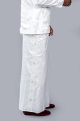 Floral Embroidered Silk Sri Lankan National