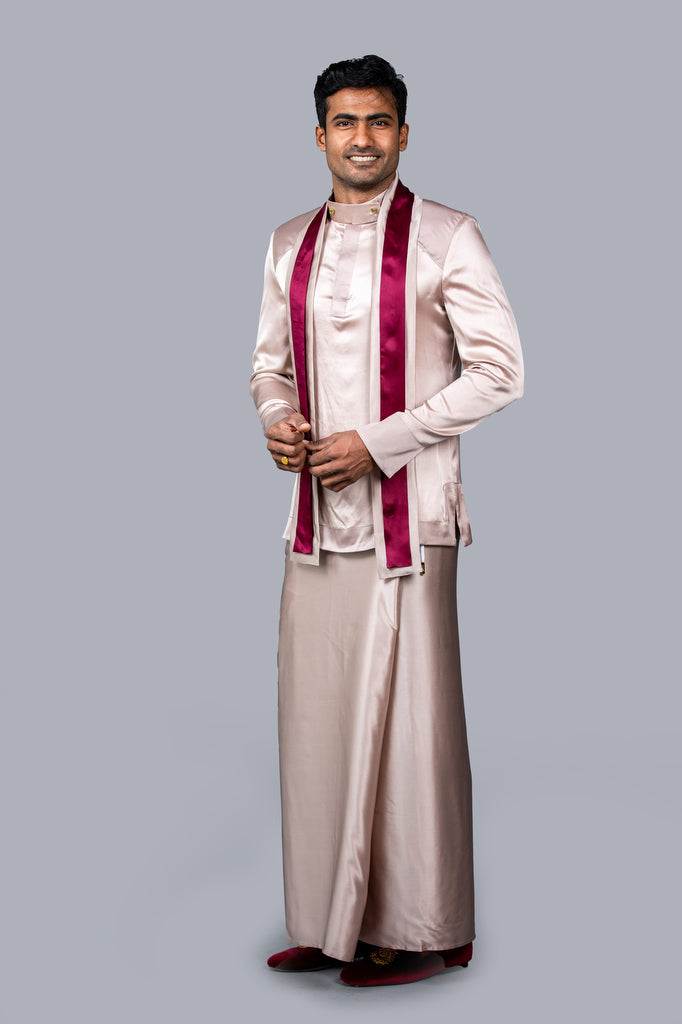 Two Tone Silk Sri Lankan National