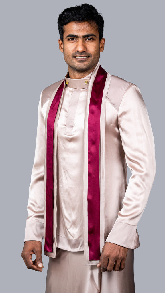 Two Tone Silk Sri Lankan National
