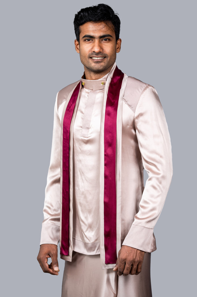 Two Tone Silk Sri Lankan National