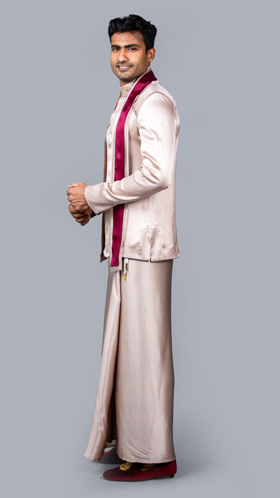 Two Tone Silk Sri Lankan National