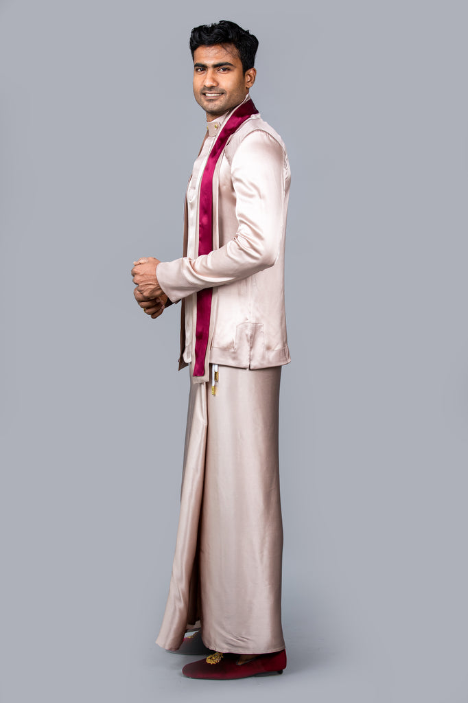 Two Tone Silk Sri Lankan National
