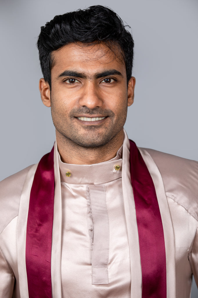 Two Tone Silk Sri Lankan National