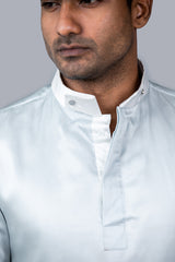 Two Tone, Short-Sleeves Silk Sri Lankan National