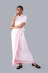 Ladies Short Sleeves Silk Sri Lankan National