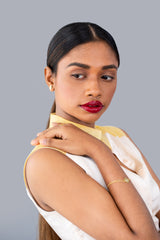 Ladies Sleeveless Silk  Sri Lankan National
