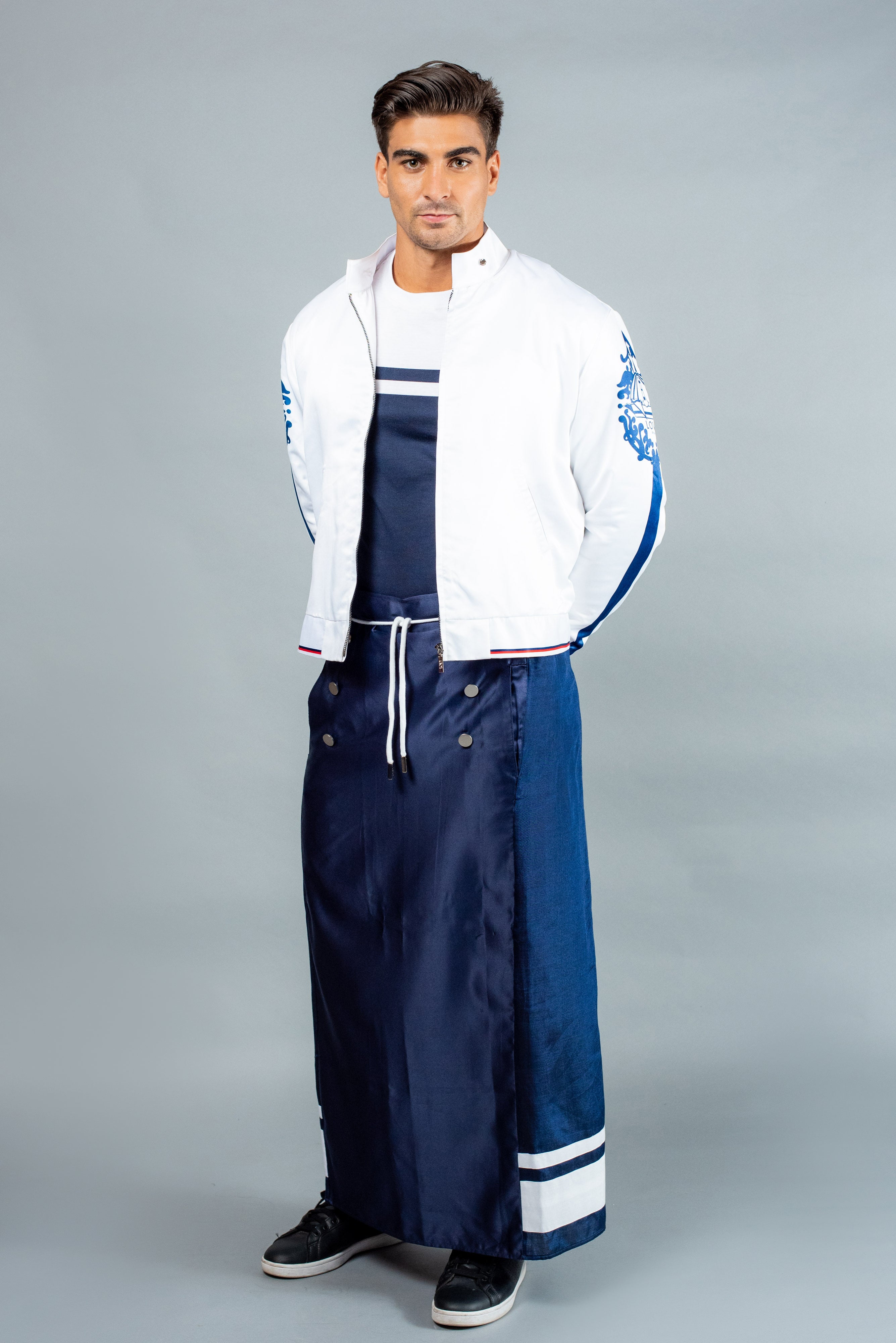 Nautical Rayon Admiral Sarong