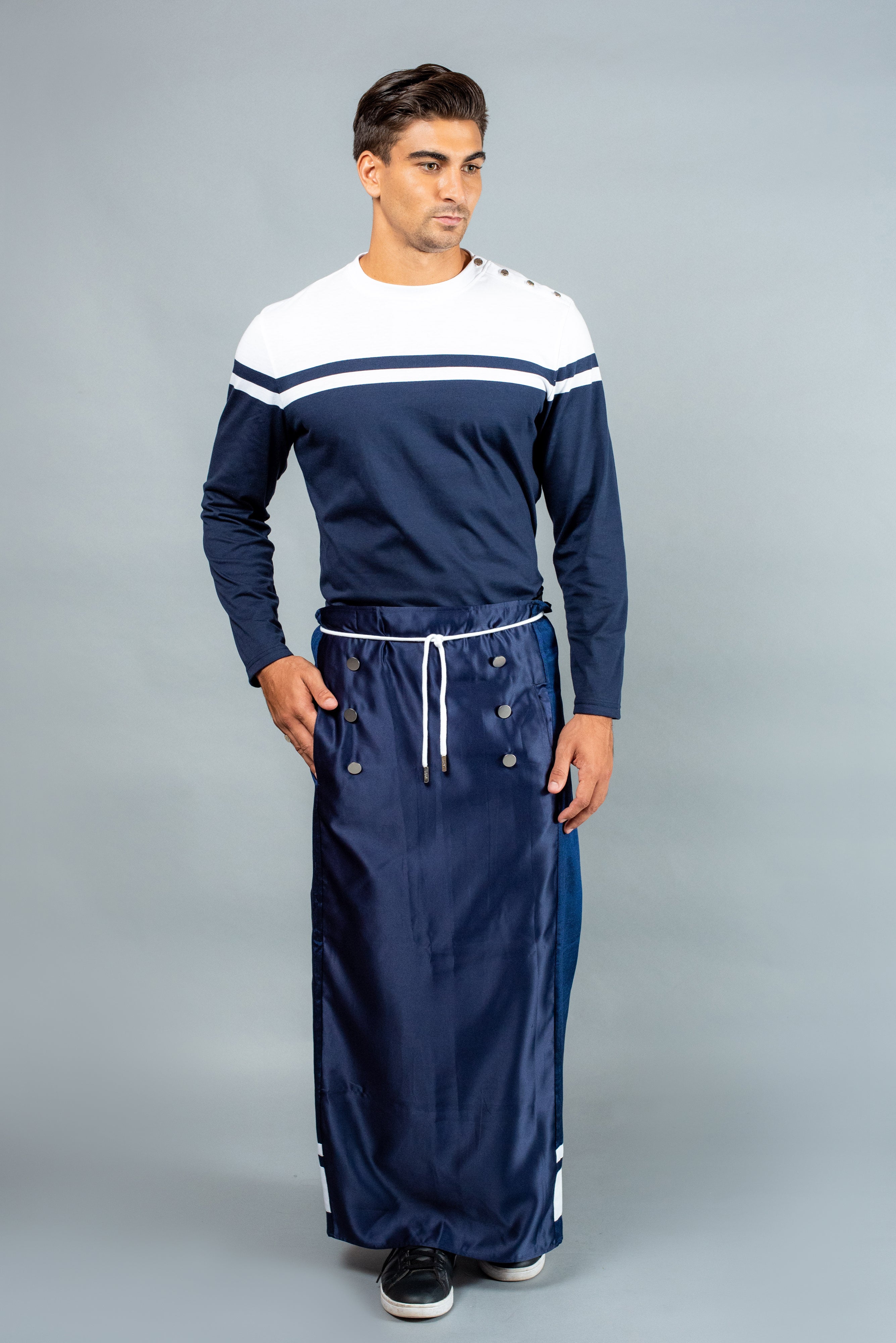 Nautical Rayon Admiral Sarong