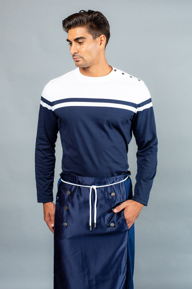 Nautical Rayon Admiral Sarong